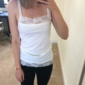 NWT Small White Sundance Camisole